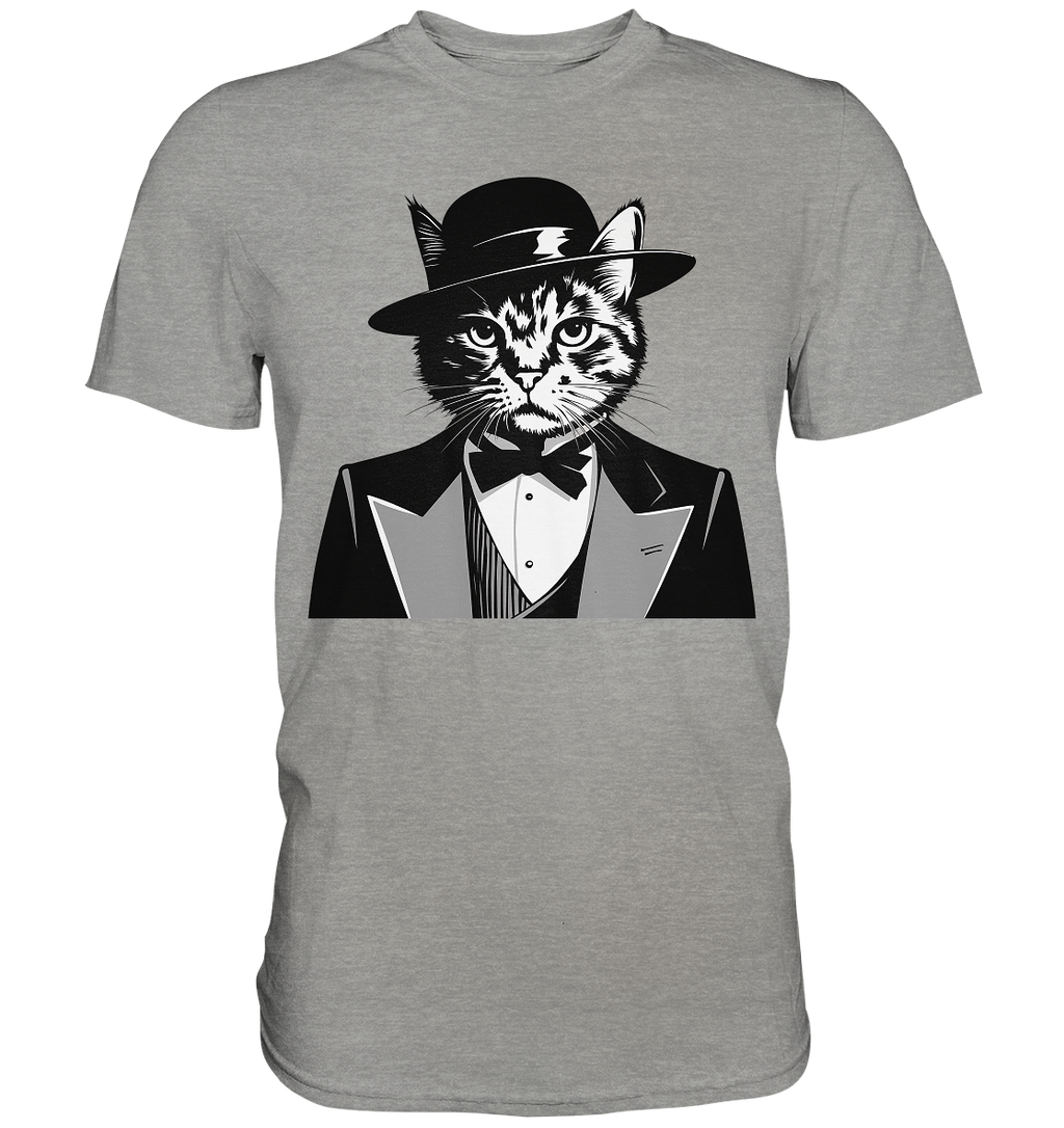Godfather Katze Mafia - personalisierbar  - Premium Shirt