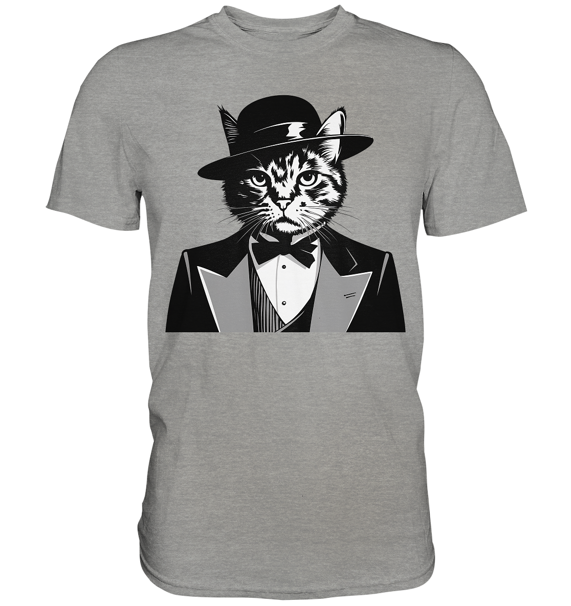 Godfather Katze Mafia - personalisierbar  - Premium Shirt