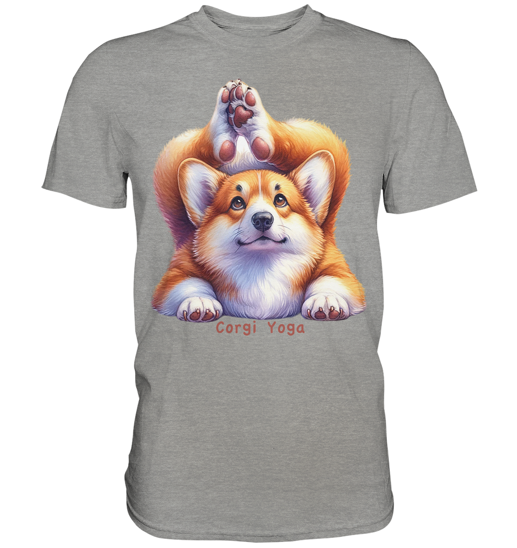 Corgi Yoga - Premium Shirt