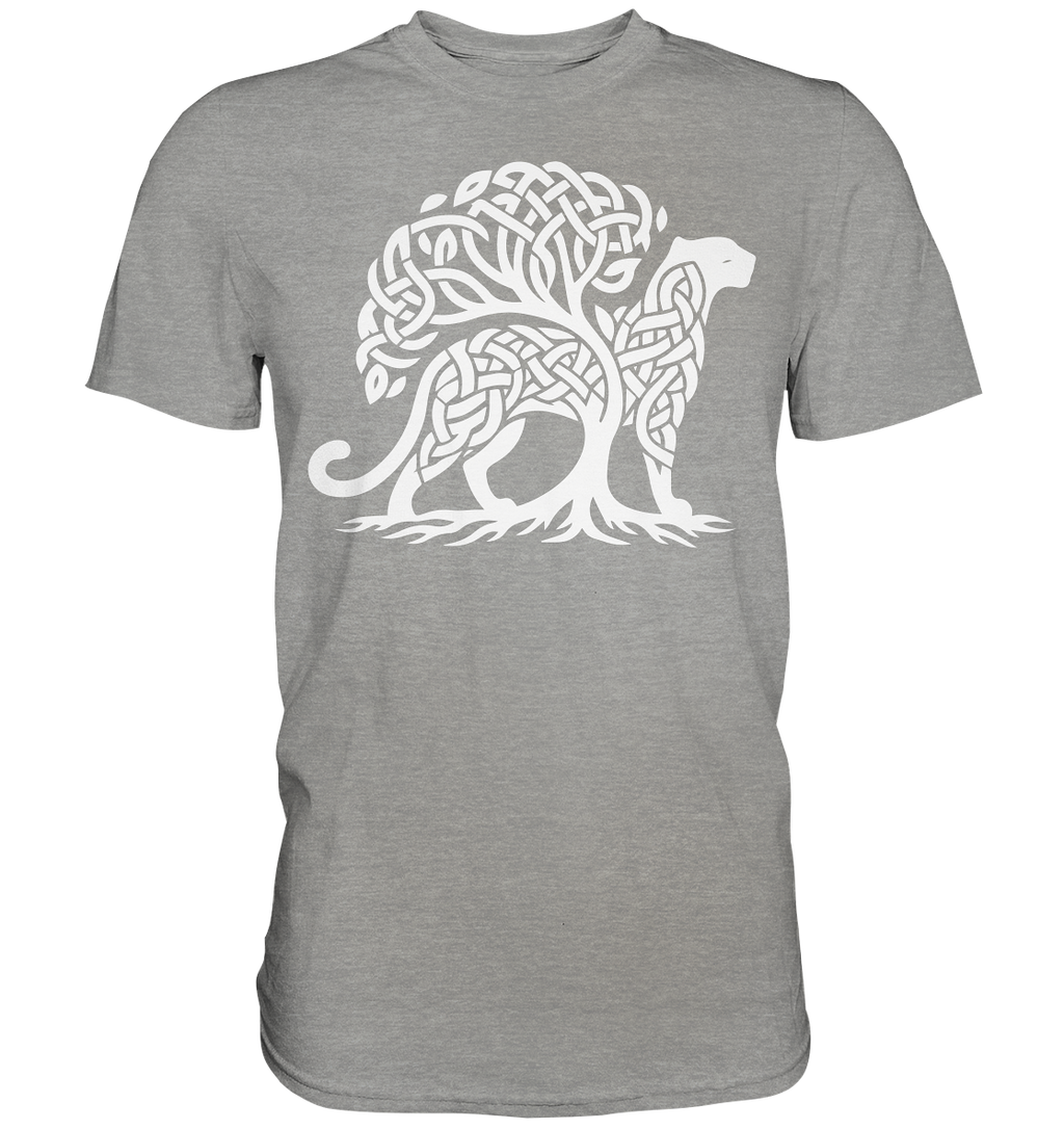Keltischer Lebensbaum Panther - Premium Shirt