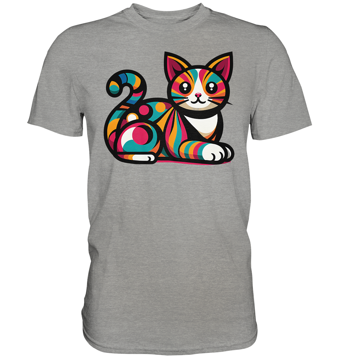 Katze Popart Design - Premium Shirt