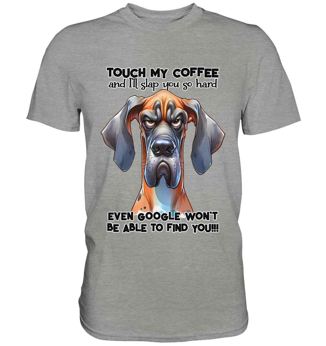 Grumpy Dog Kaffee - Premium Shirt