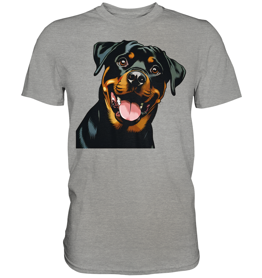 Rottweiler  Comic - personalisierbar - Premium Shirt