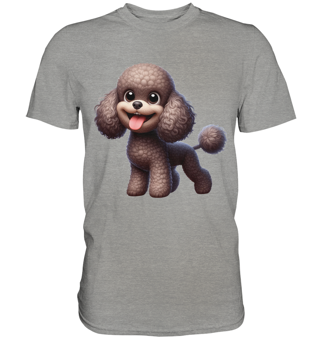 Pudel Comic - personalisierbar - Premium Shirt