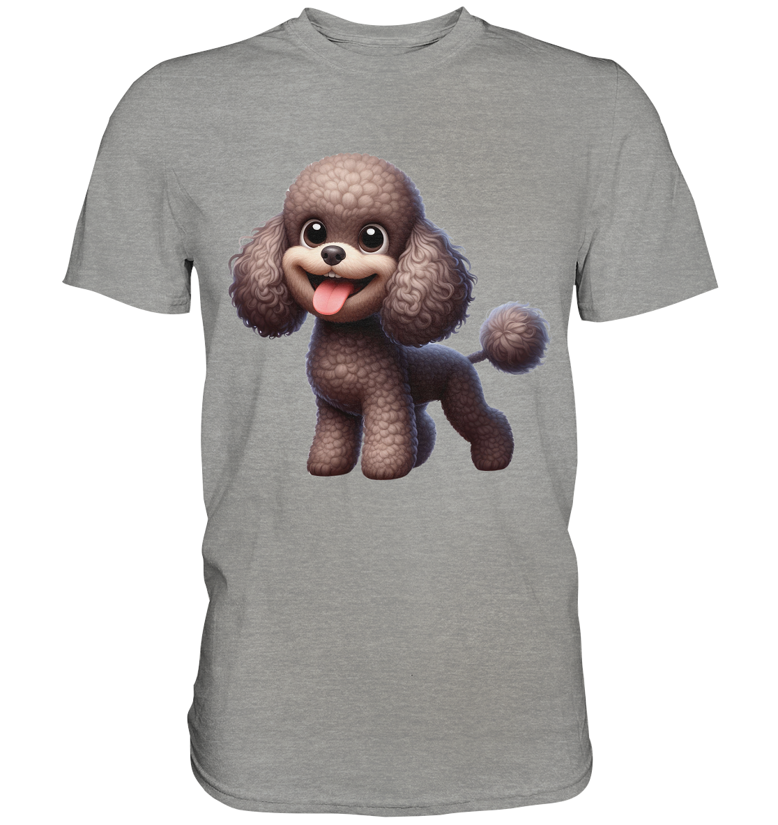 Pudel Comic - personalisierbar - Premium Shirt