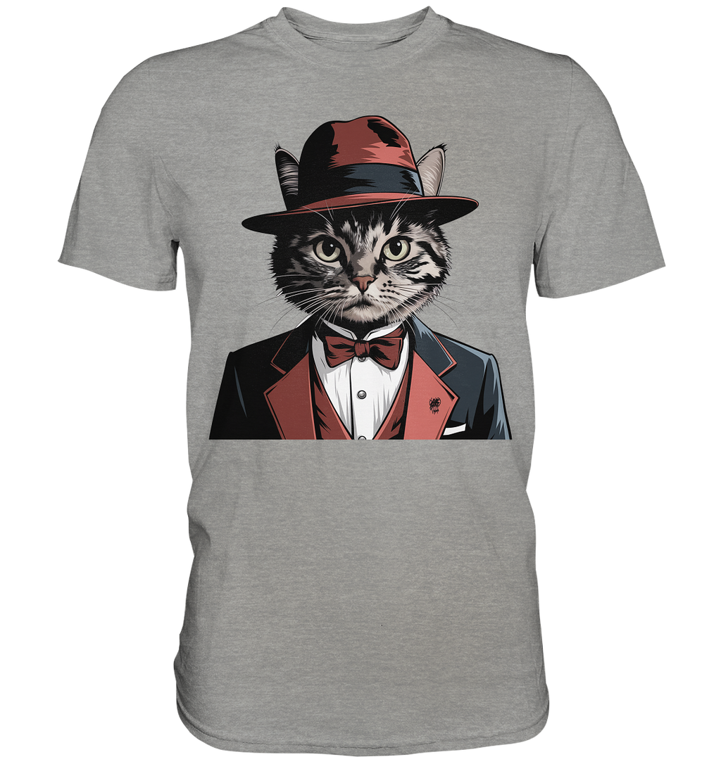 Godfather Catmother Katze Mafia - personalisierbar  - Premium Shirt