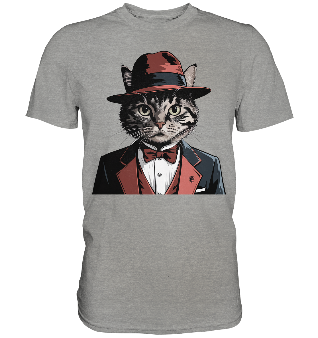 Godfather Catmother Katze Mafia - personalisierbar  - Premium Shirt