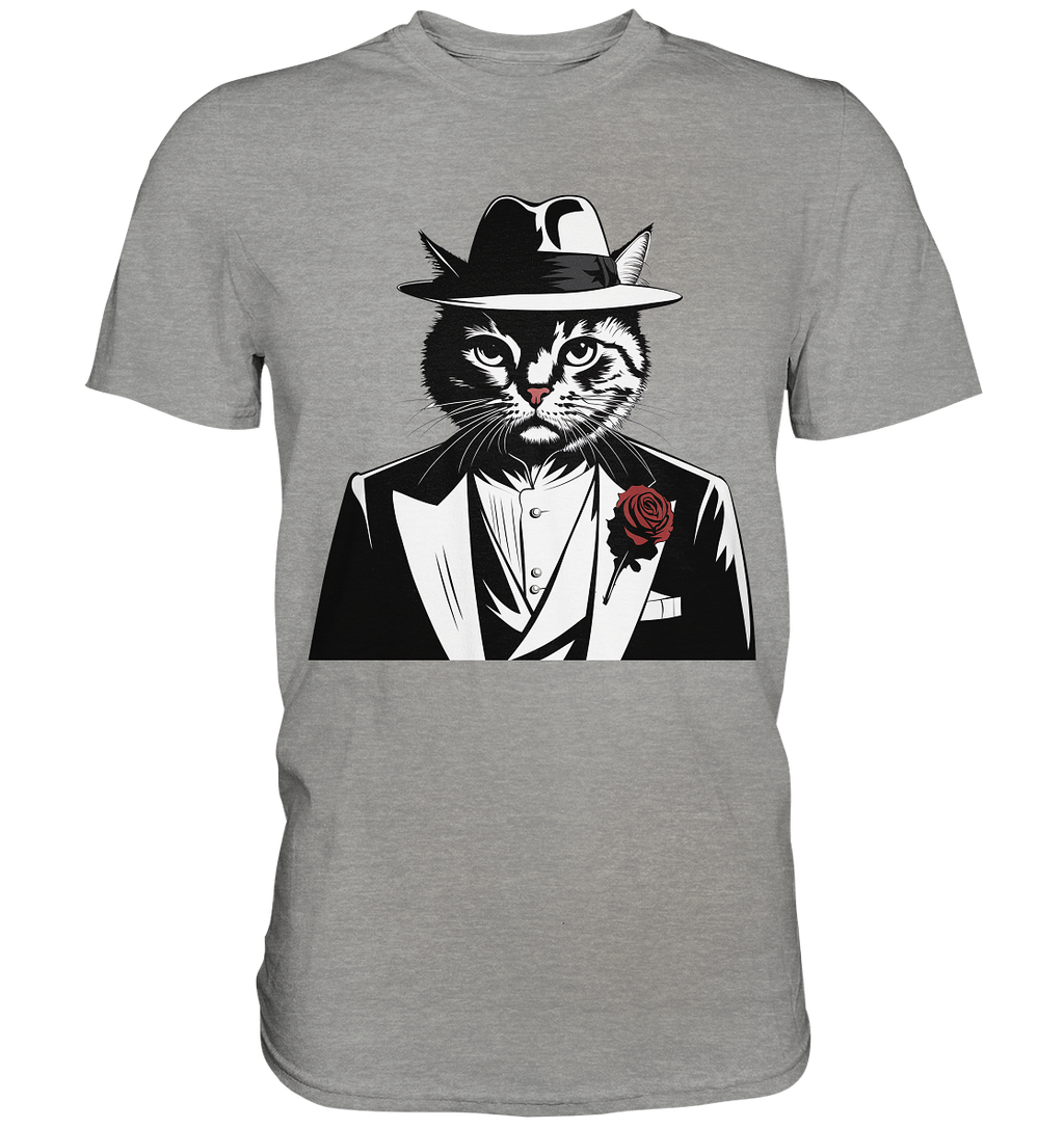 Catfather Katze Mafia - personalisierbar - Premium Shirt