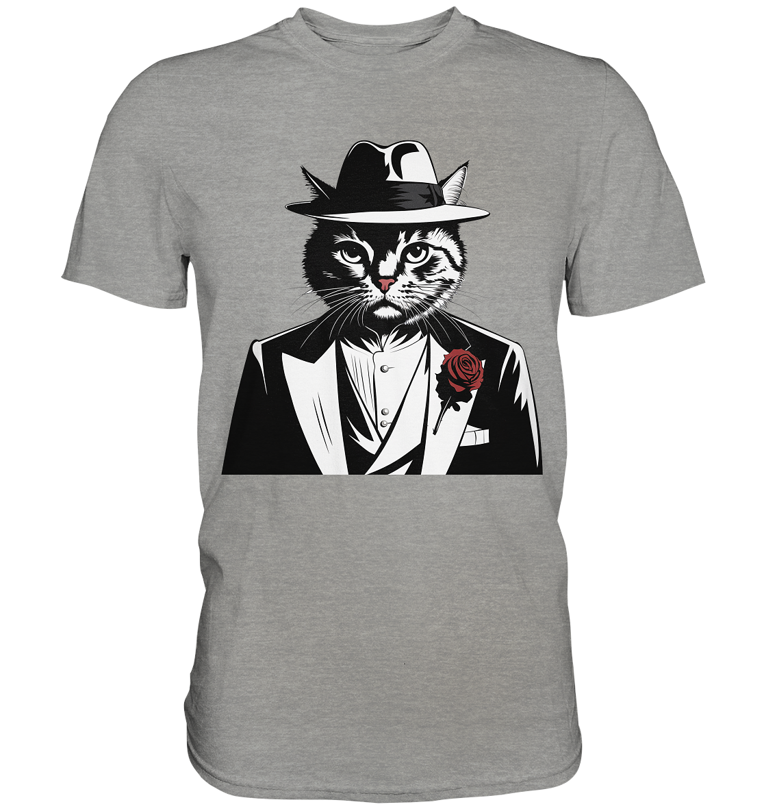 Catfather Katze Mafia - personalisierbar - Premium Shirt