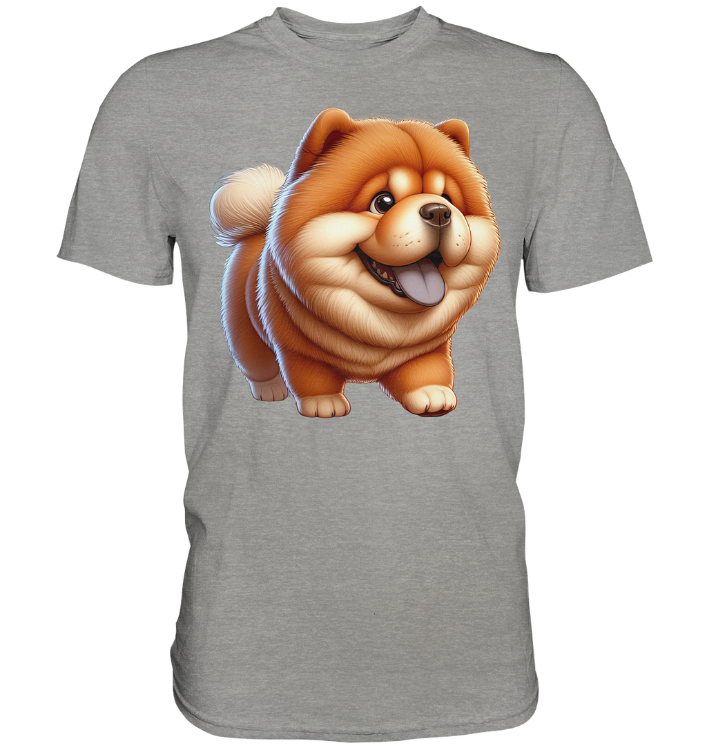 Chow Chow Cartoon Hund - personalisierbar - Premium Shirt