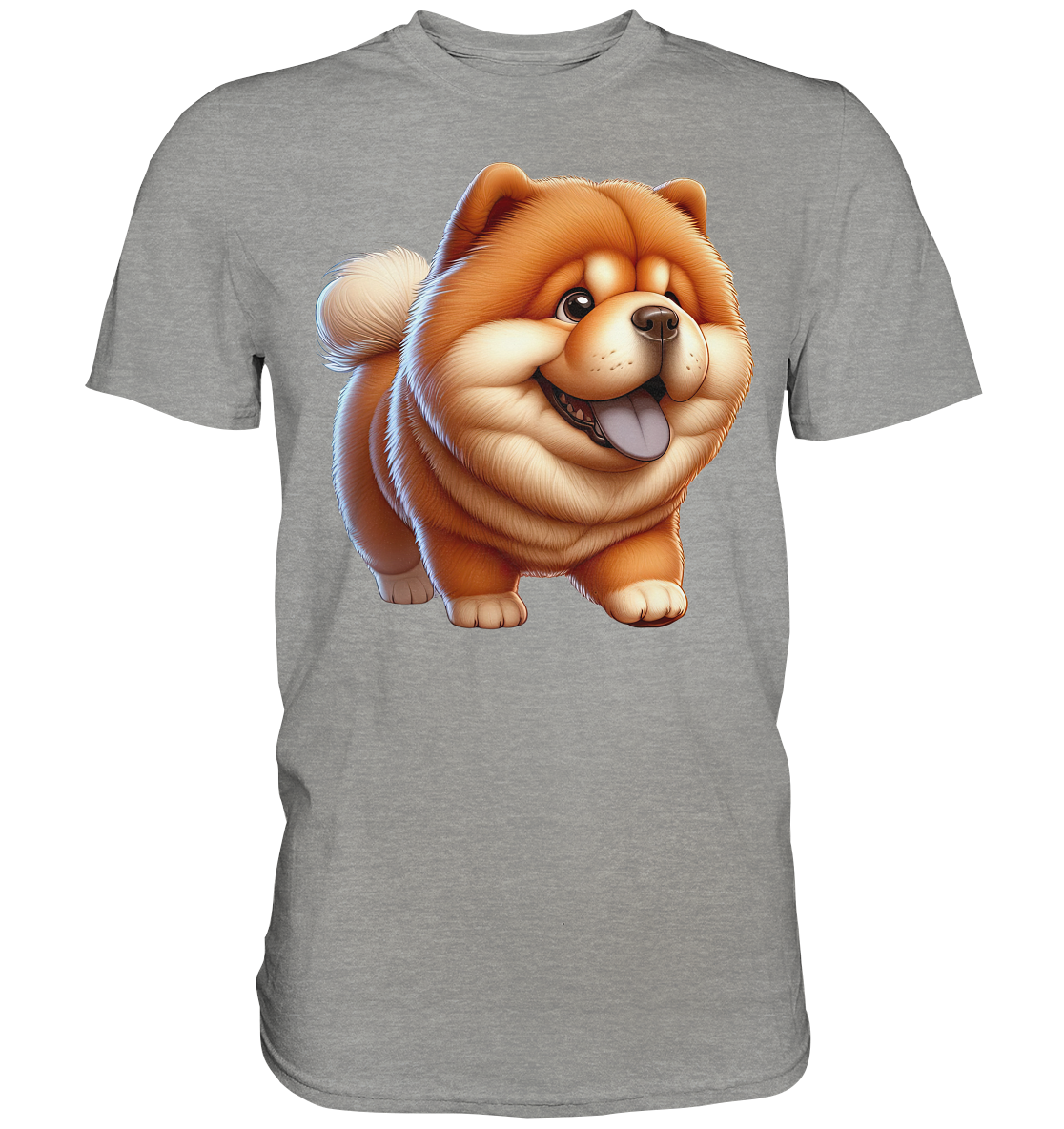 Chow Chow Cartoon Hund - personalisierbar - Premium Shirt