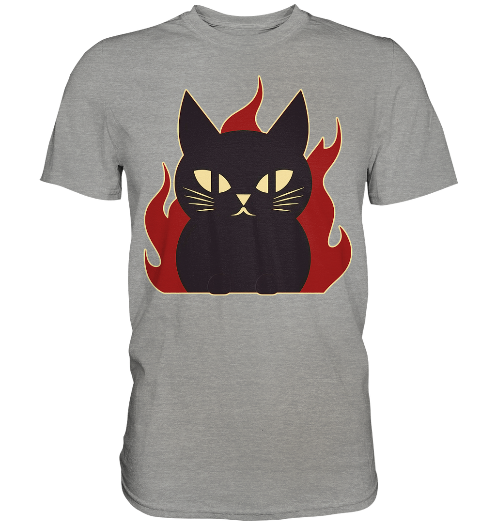 Devil Cat  illustration - Premium Shirt