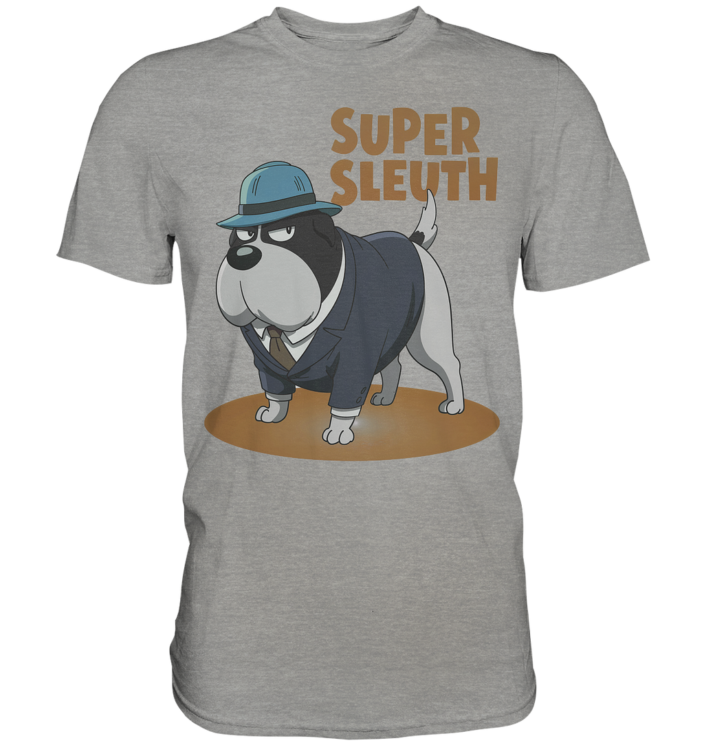 Hund Super Sleuth Detektiv - Premium Shirt