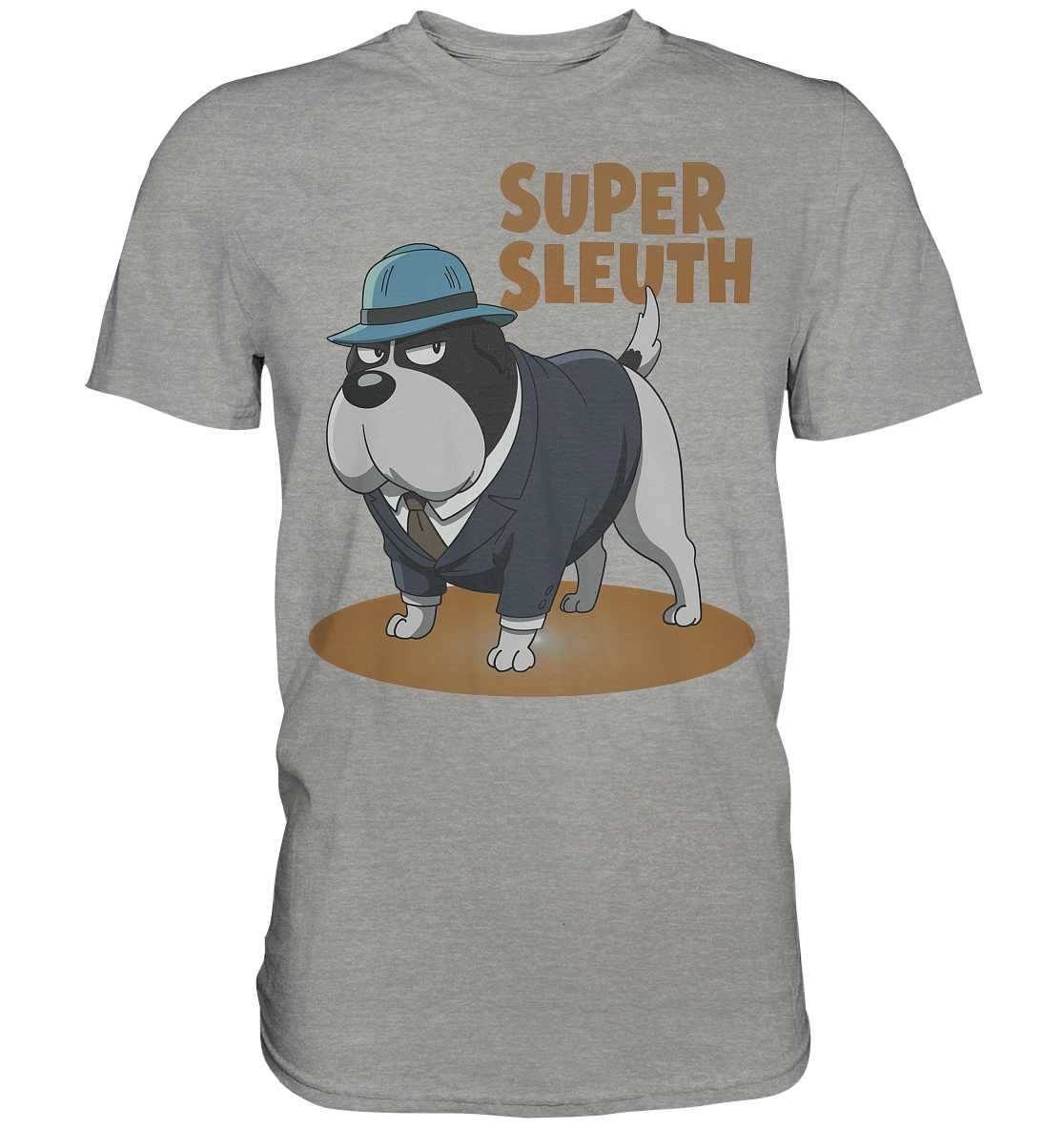 Hund Super Sleuth Detektiv - Premium Shirt