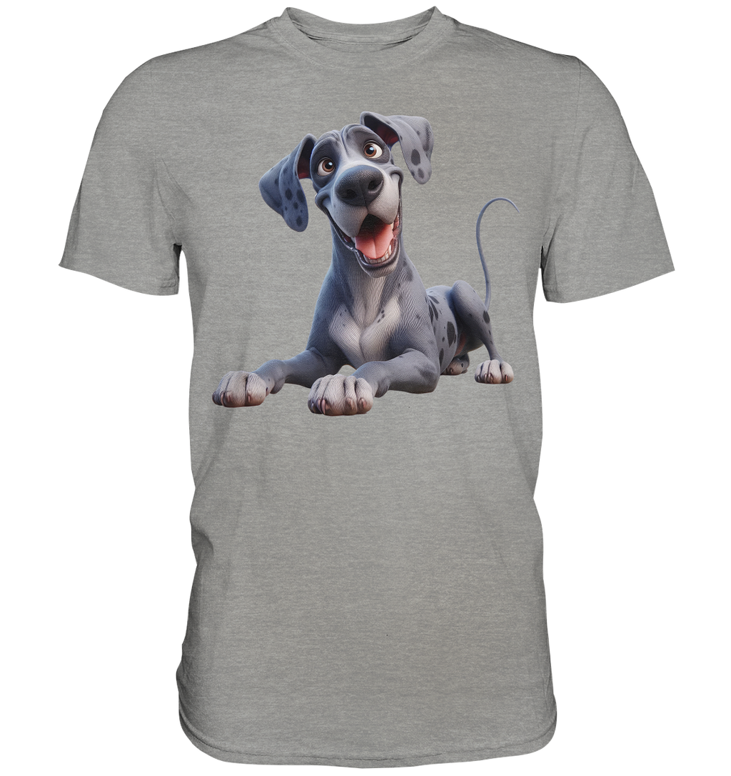Dänische Dogge - personalisierbar - Premium Shirt