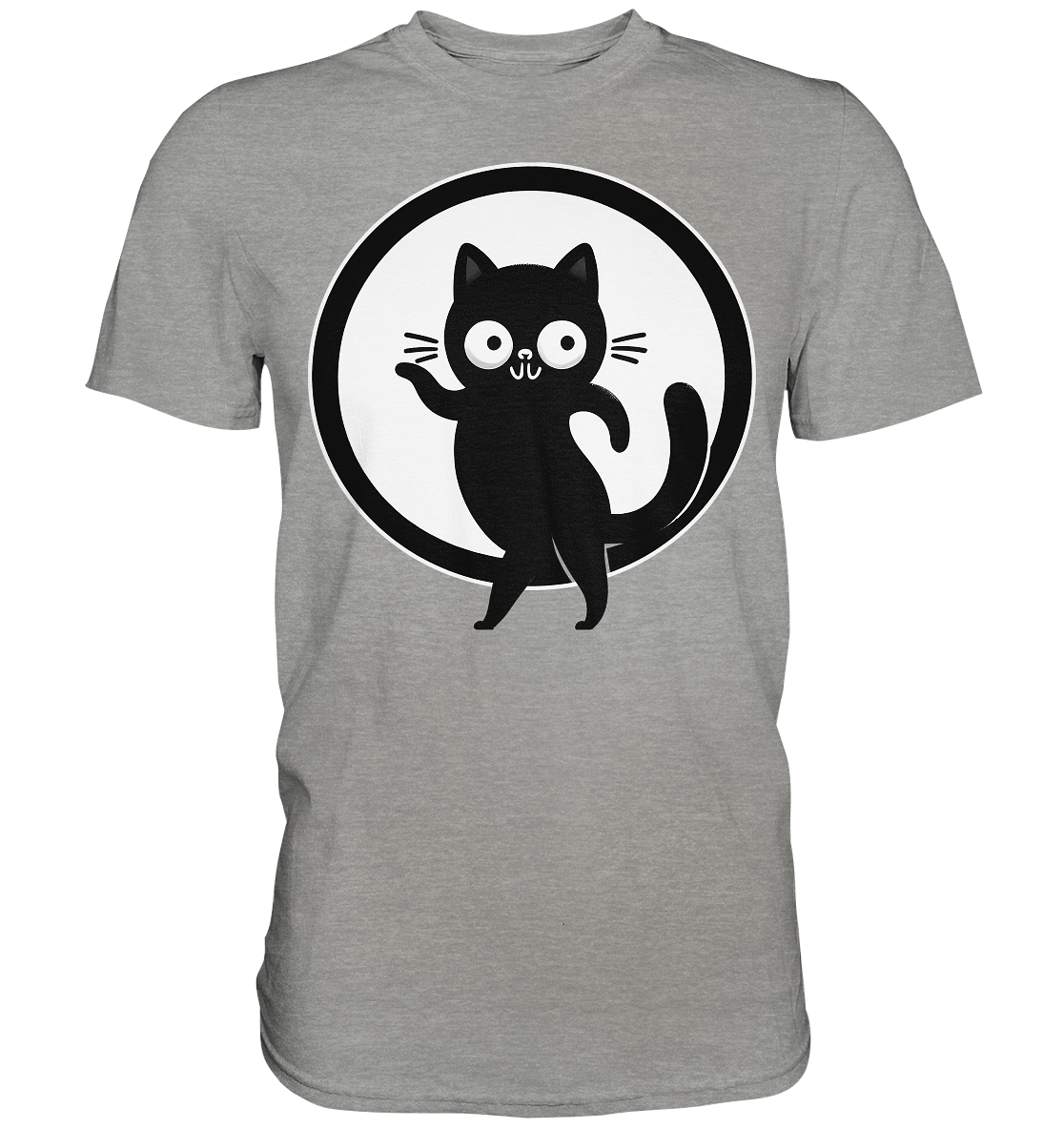 Dancing Cat Logo - Premium Shirt