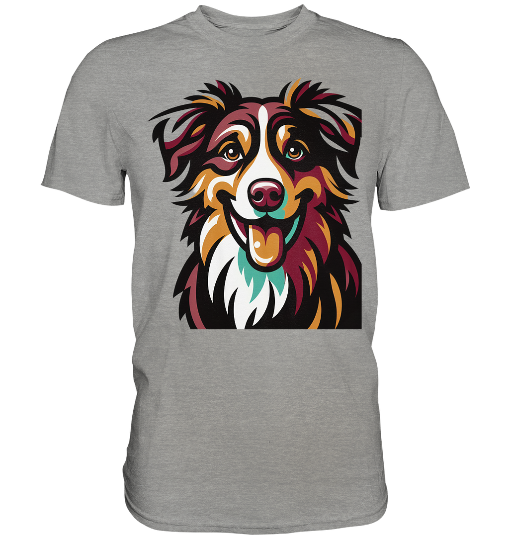 Australian Shepherd Hund - personalisierbar - Premium Shirt