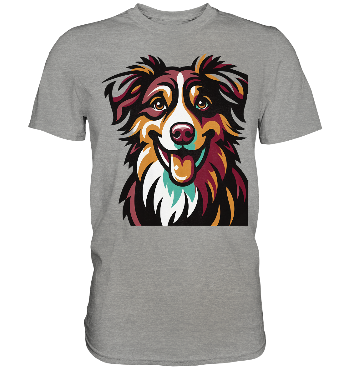 Australian Shepherd Hund - personalisierbar - Premium Shirt
