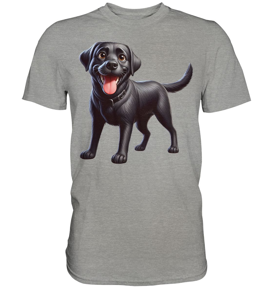 Cartoon Labrador Retreiver - personalisierbar - Premium Shirt
