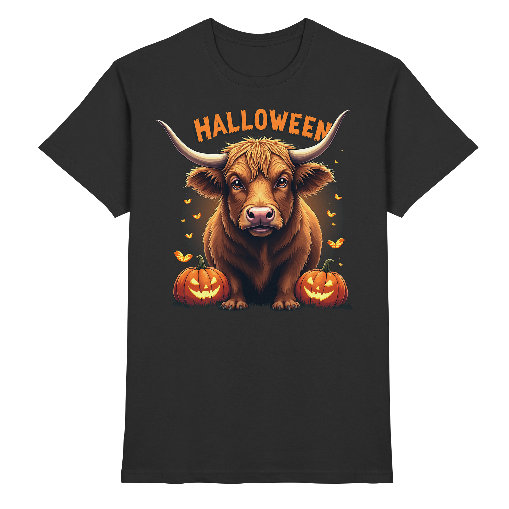 Halloween Highland Cow - Premium Shirt