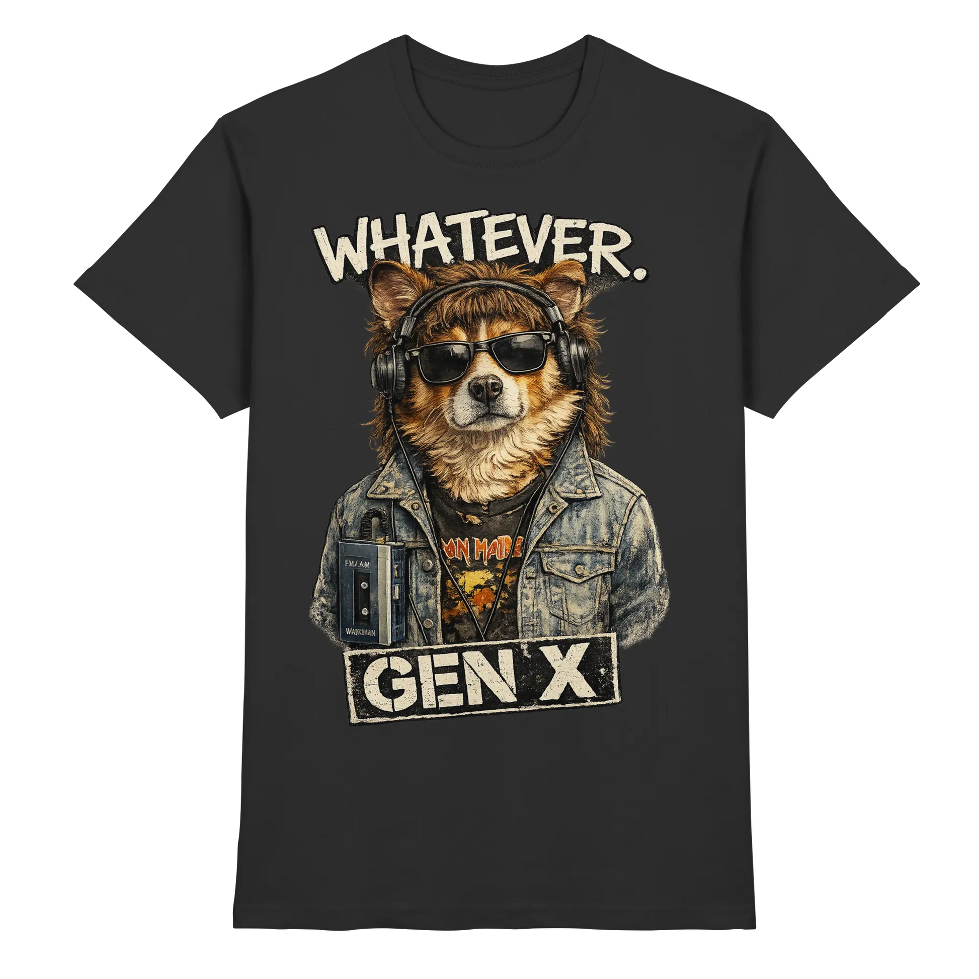 Whatever GEN X Punk Dog Fun - Premium Shirt - PAWentura