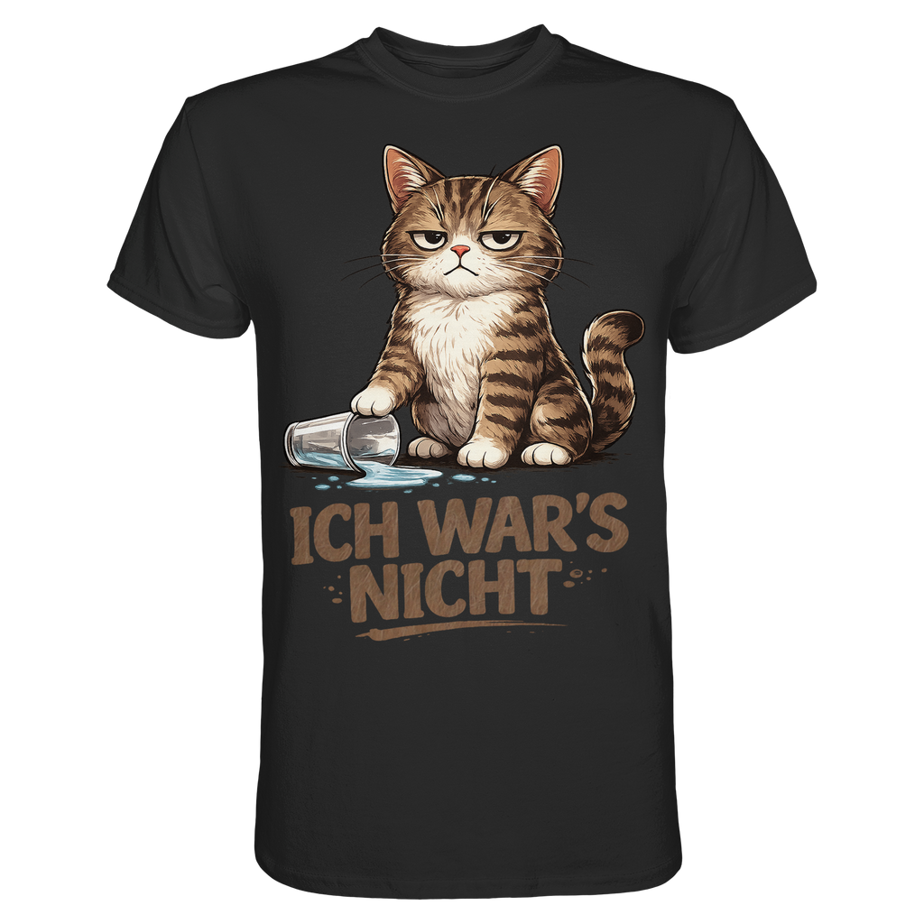 Ich war's nicht... Grumpy Cat Cartoon - Premium Shirt
