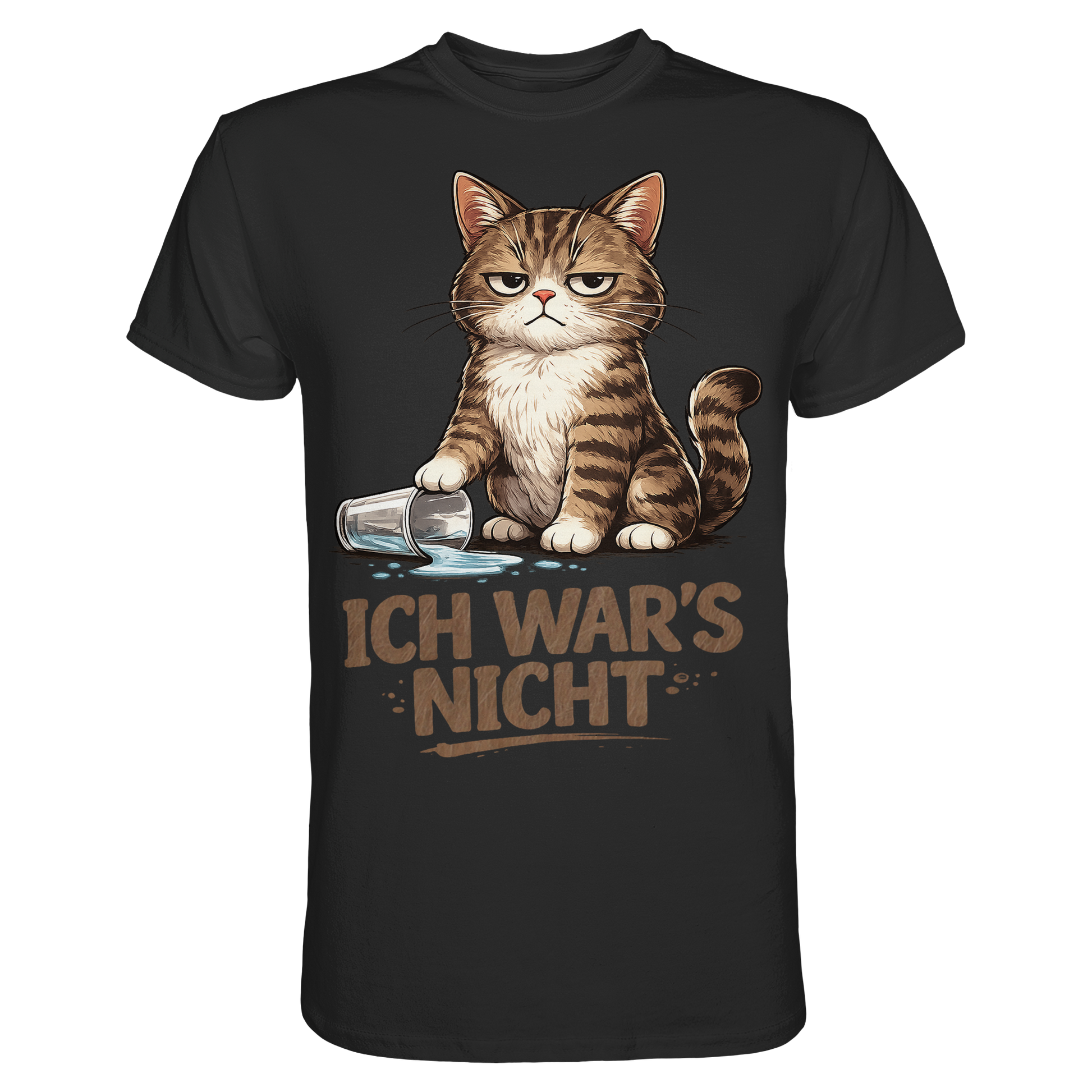 Ich war's nicht... Grumpy Cat Cartoon - Premium Shirt