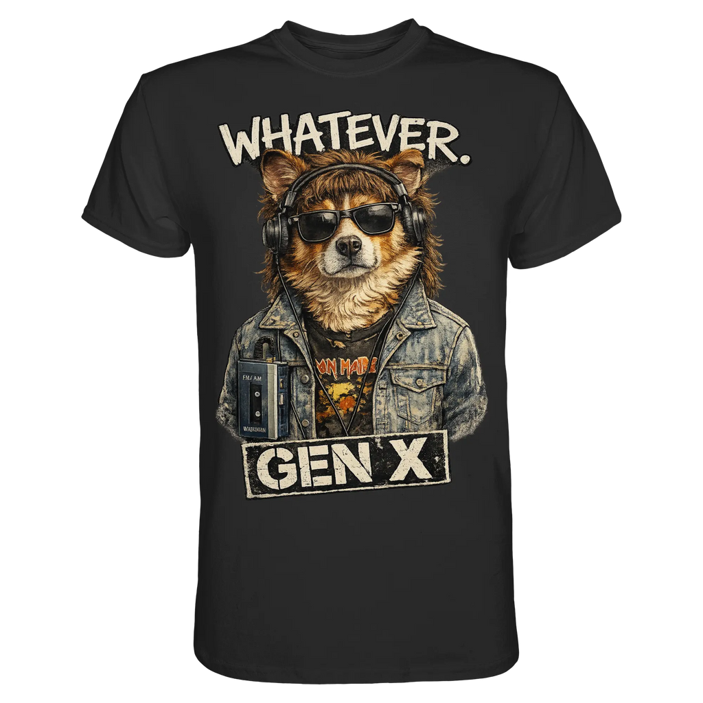 Whatever GEN X Punk Dog Fun - Premium Shirt - PAWentura