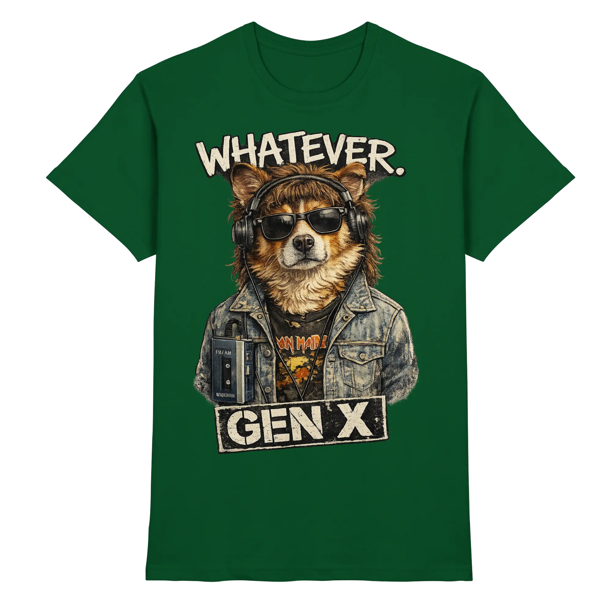 Whatever GEN X Punk Dog Fun - Premium Shirt - PAWentura