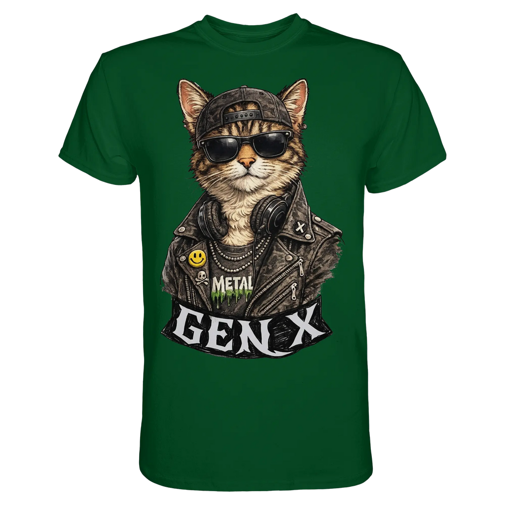 GEN X Funny Punk Cat - Premium Shirt - PAWentura