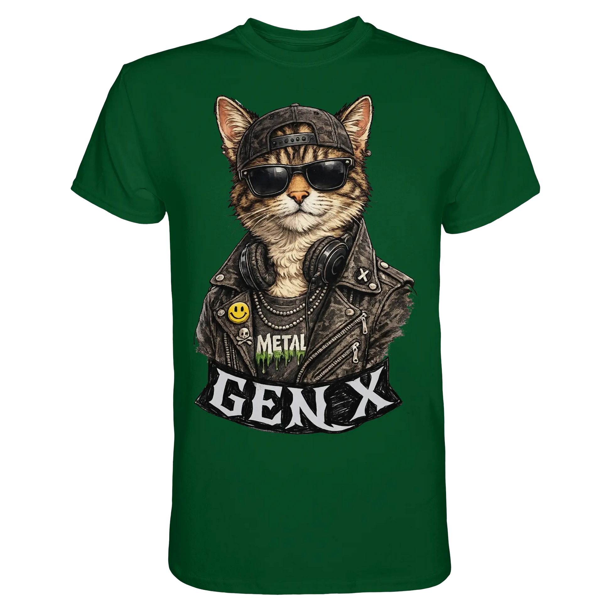 GEN X Funny Punk Cat - Premium Shirt - PAWentura