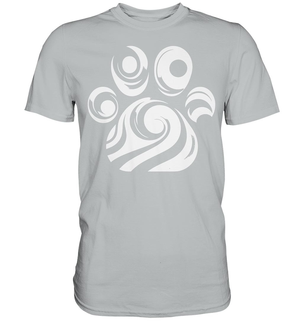 Pfote Design modern und abstrakt - Premium Shirt