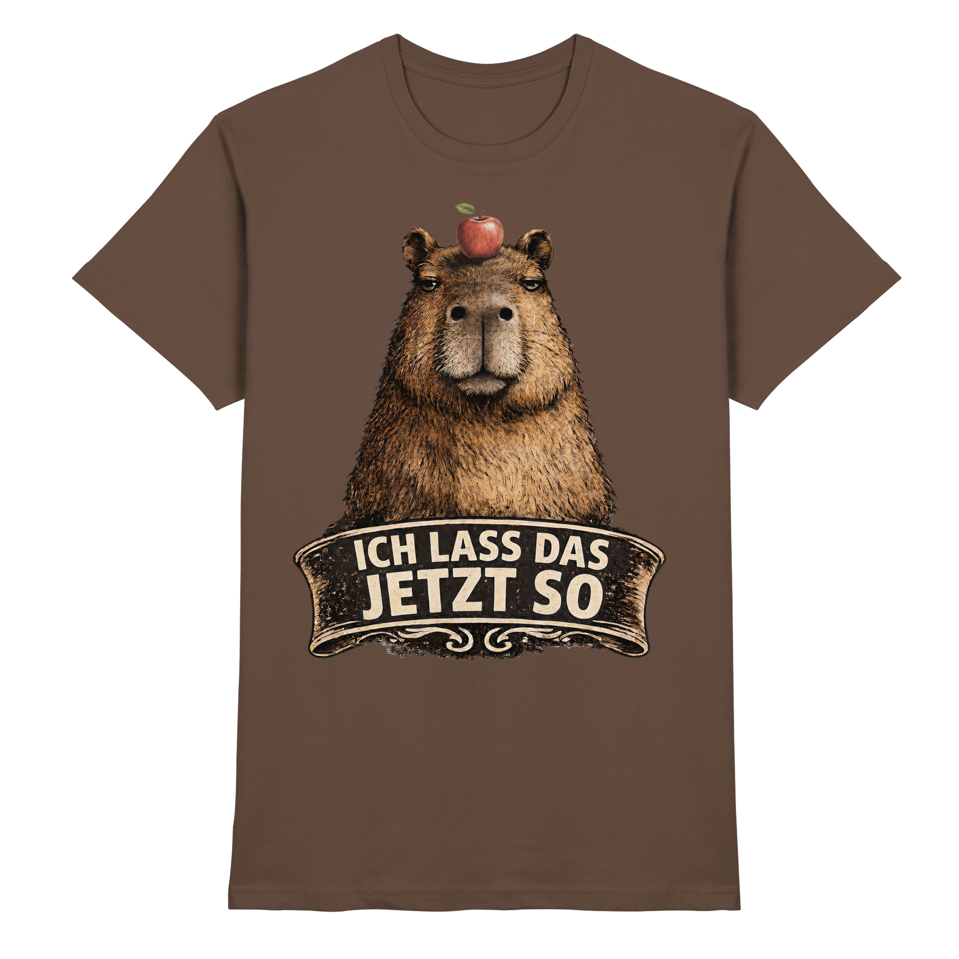 Capybara – "Ich lass das jetzt so" - Premium Shirt