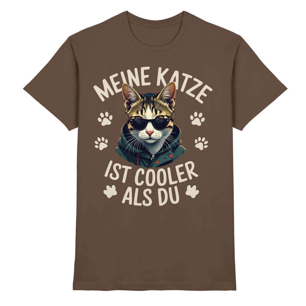 Meine Katze ist cooler als du - Premium Shirt