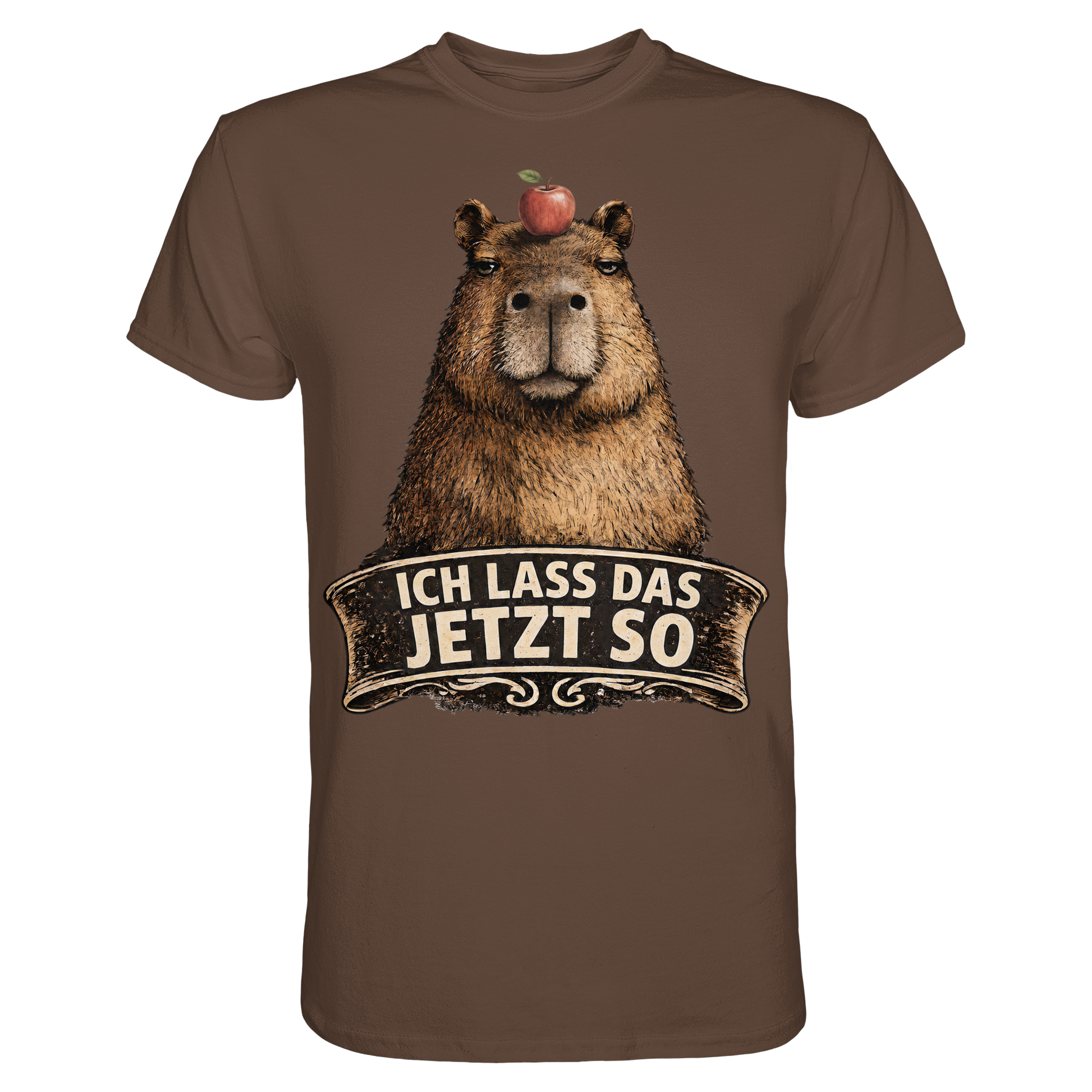 Capybara – "Ich lass das jetzt so" - Premium Shirt