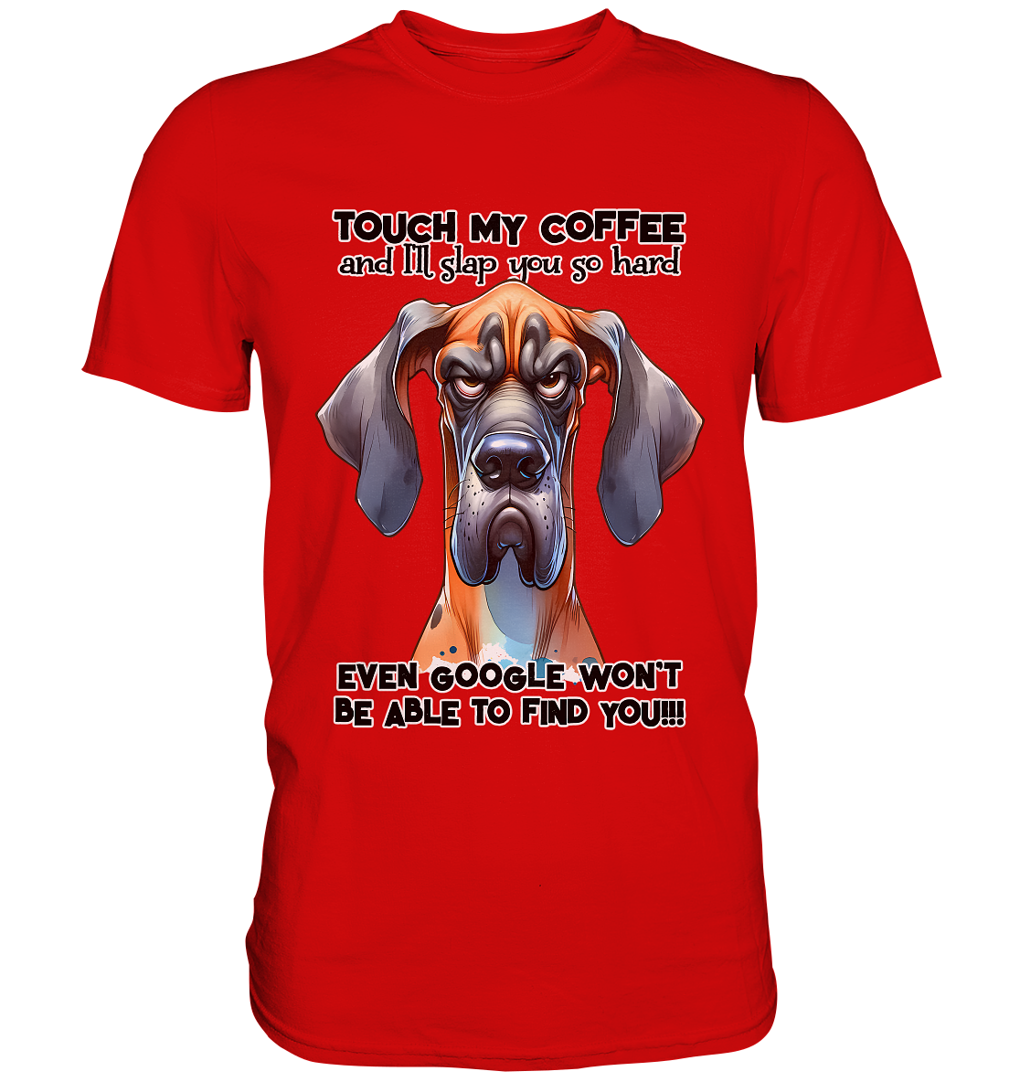 Grumpy Dog Kaffee - Premium Shirt