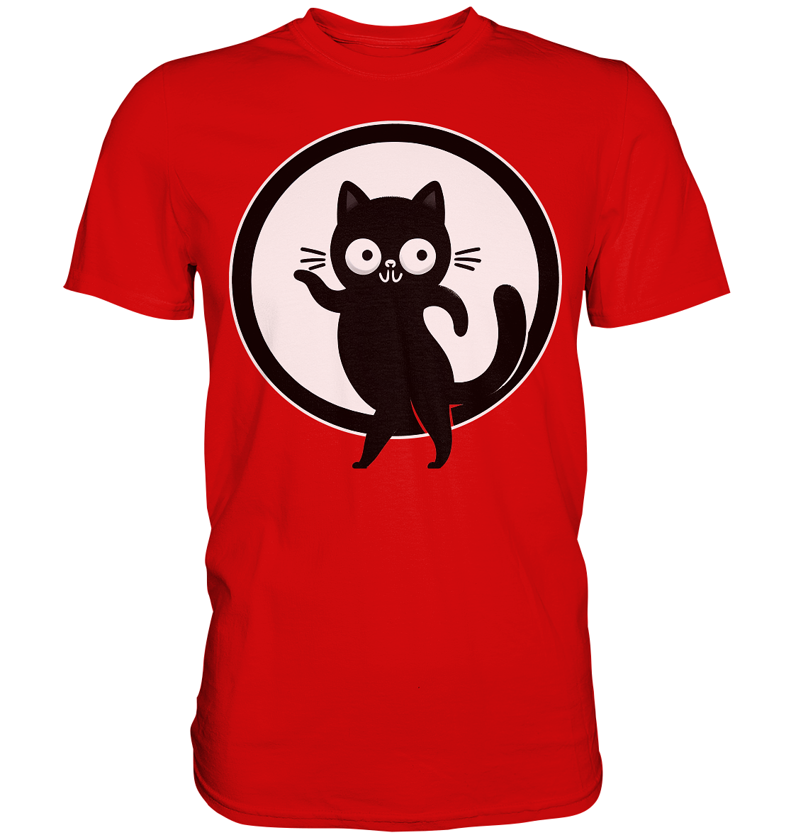 Dancing Cat Logo - Premium Shirt