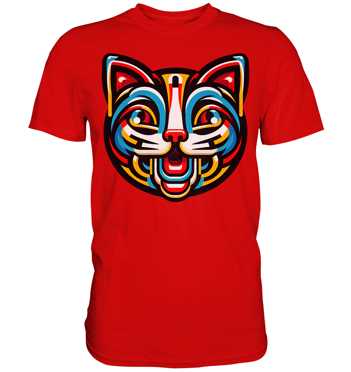 Pop Art Katze  - Premium Shirt