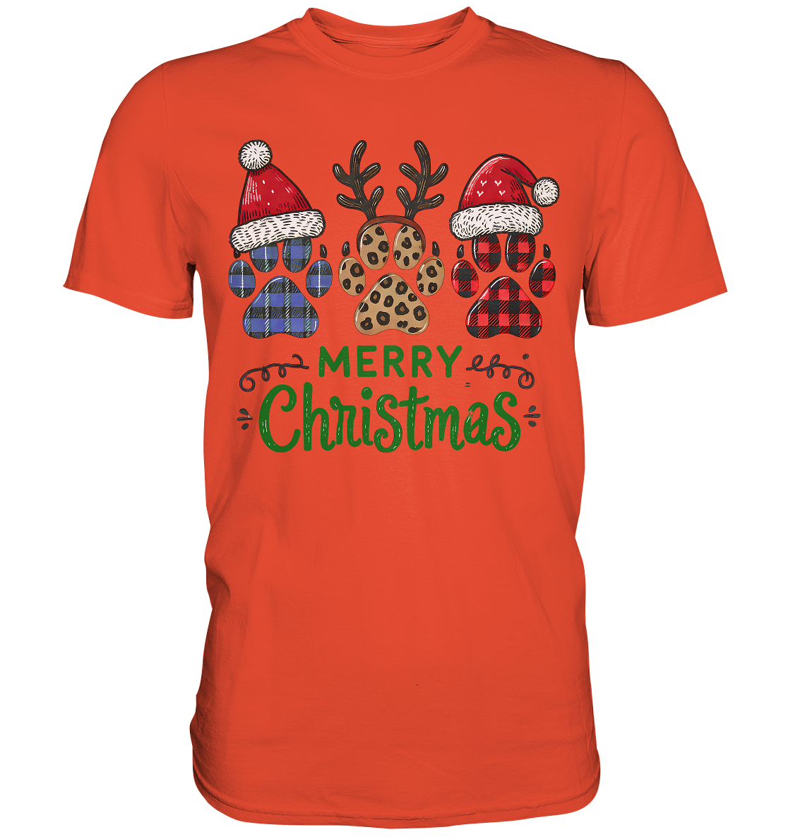 Paw Merry Christmas  - Premium Shirt