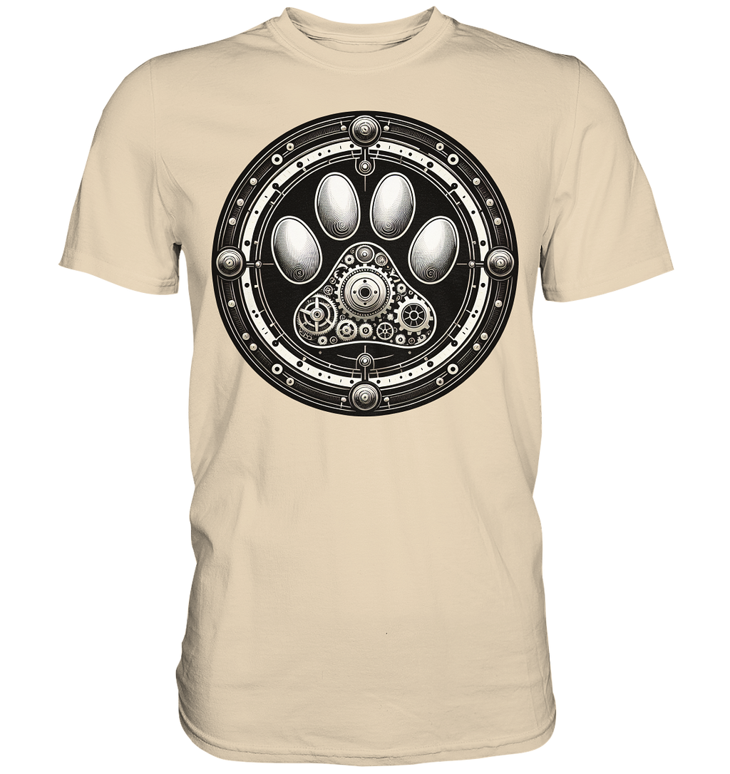 Pfote in Steam Punk Design - Premium Shirt
