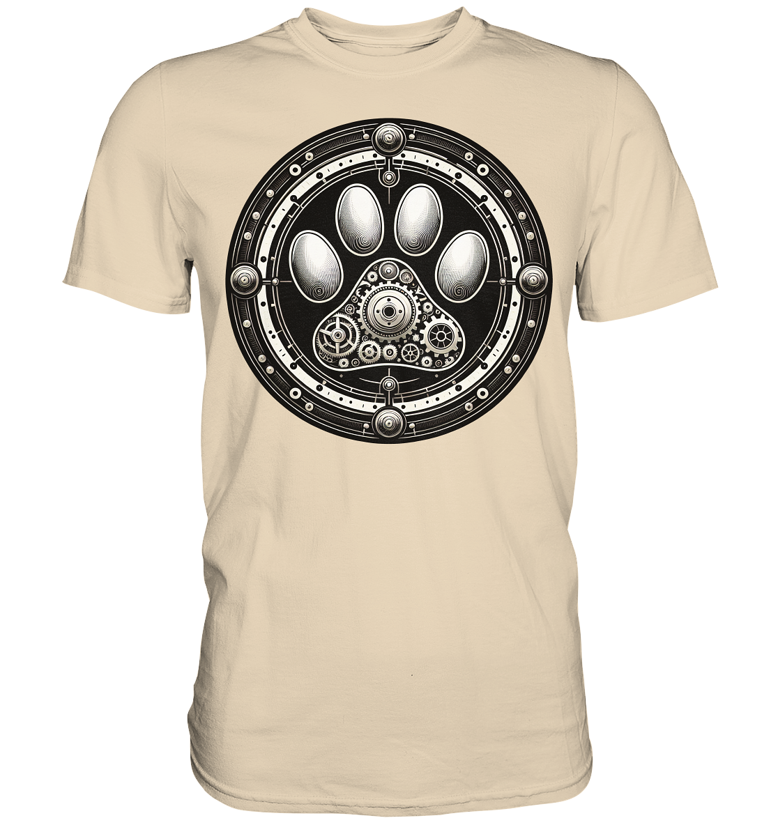 Pfote in Steam Punk Design - Premium Shirt