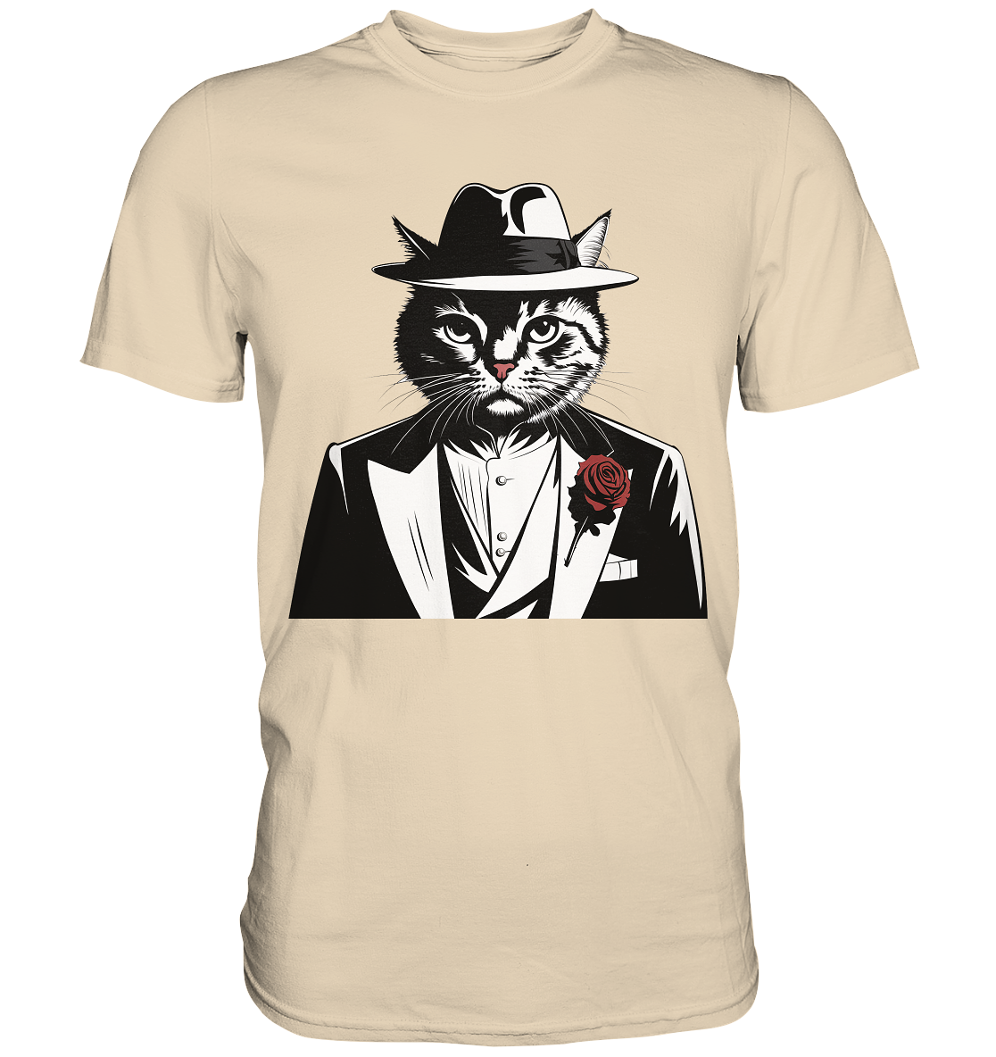 Catfather Katze Mafia - personalisierbar - Premium Shirt