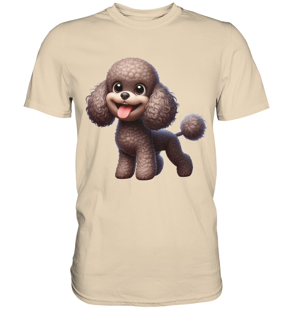 Pudel Comic - personalisierbar - Premium Shirt