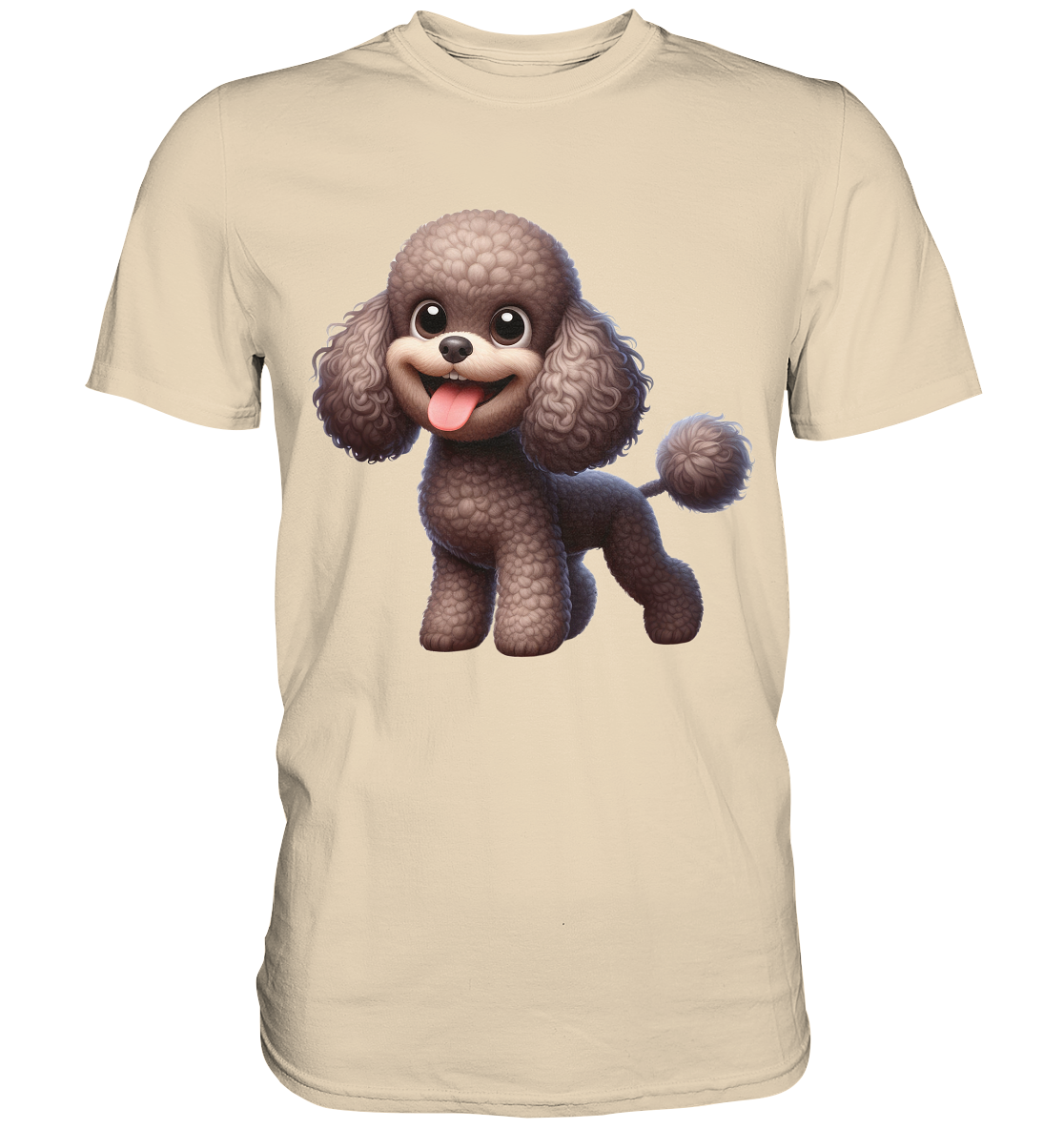 Pudel Comic - personalisierbar - Premium Shirt