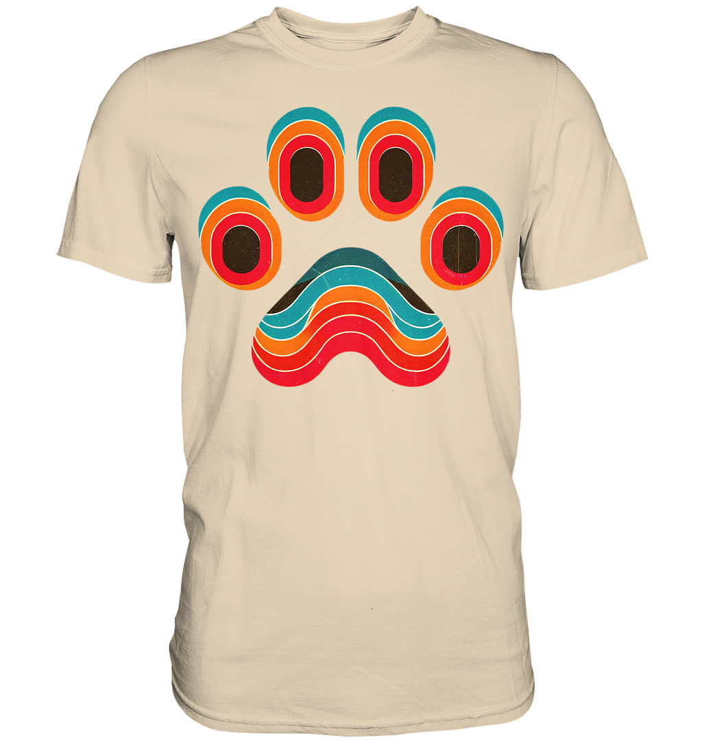 70s Style Pfote Art - Premium Shirt