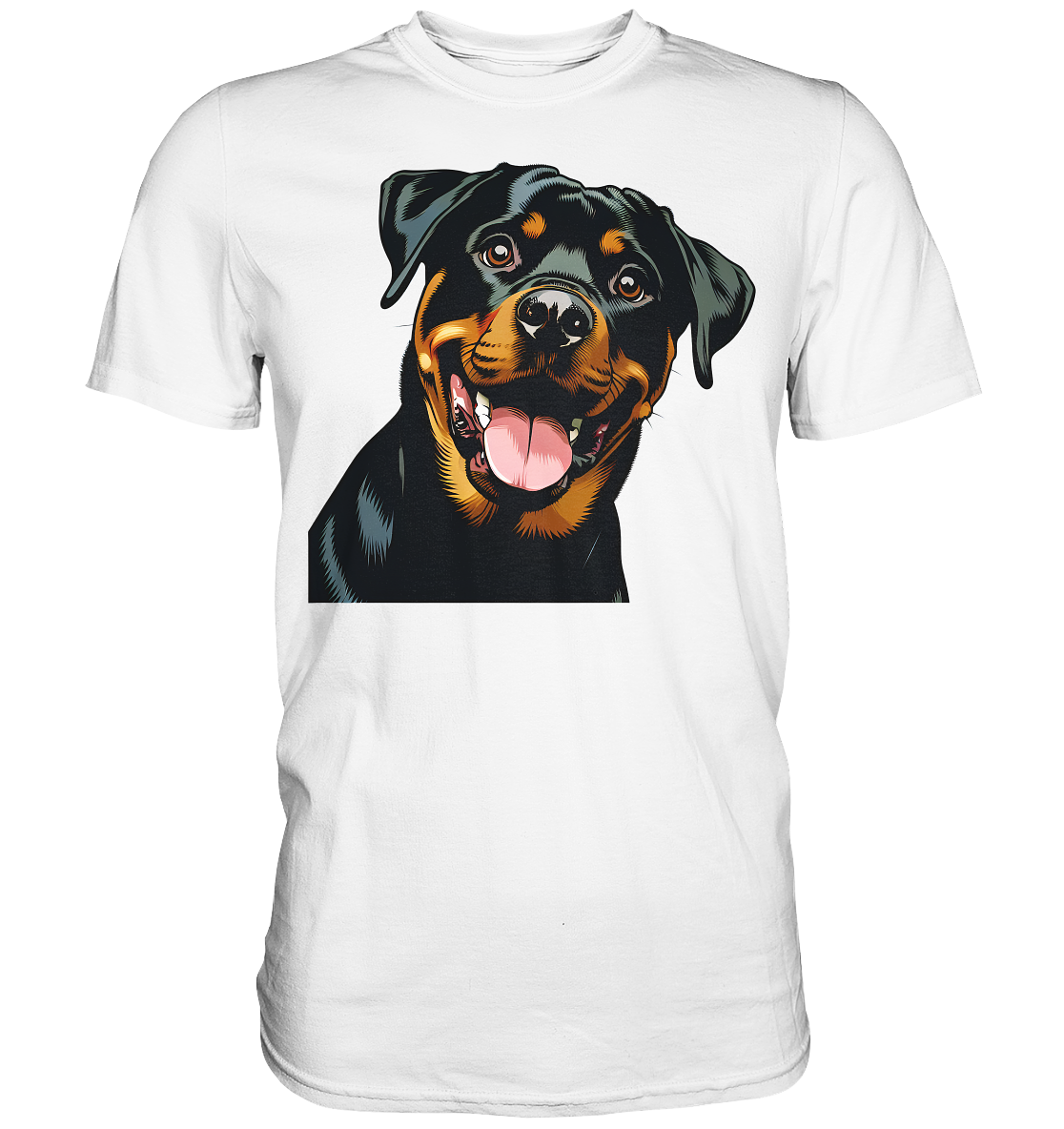 Rottweiler  Comic - personalisierbar - Premium Shirt
