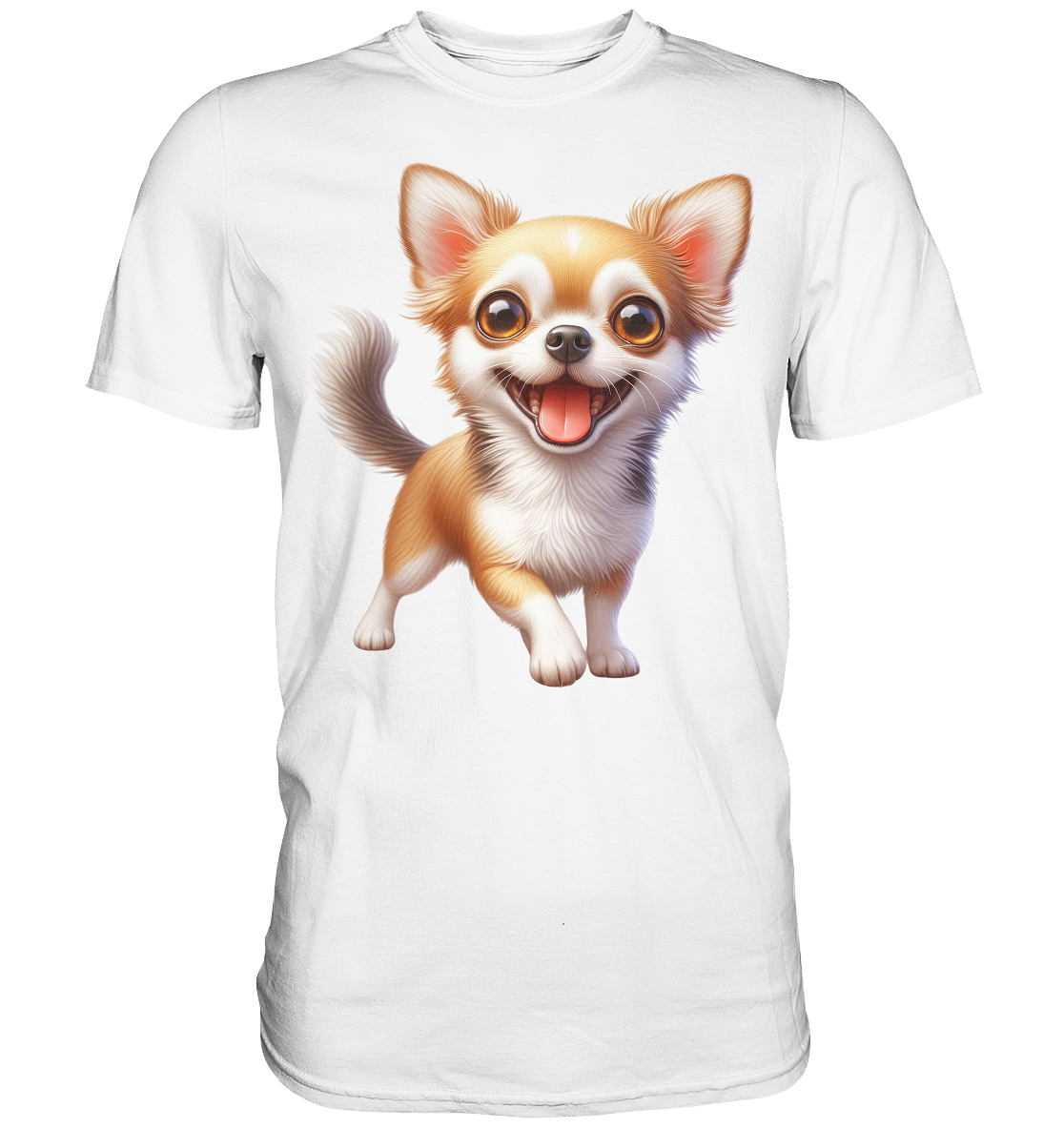 Chihuahua Cartoon - personalisierbar - Premium Shirt