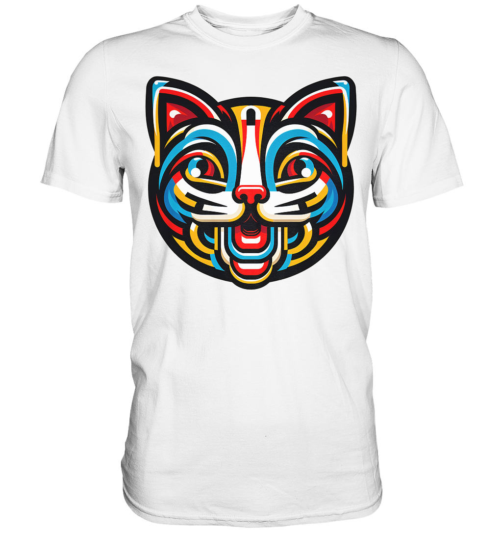 Pop Art Katze  - Premium Shirt