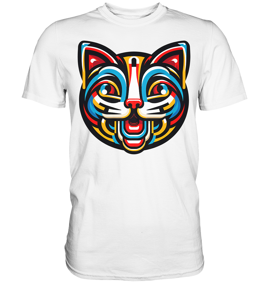 Pop Art Katze  - Premium Shirt