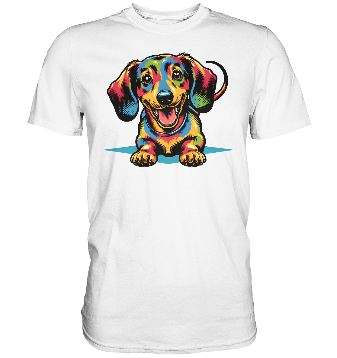 Happy Dackel Pop Art - Premium Shirt